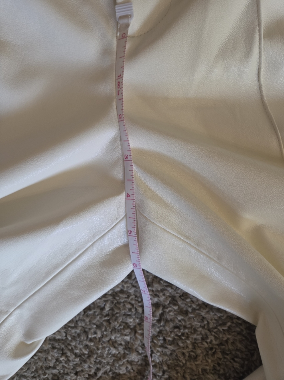 Alice + Olivia Cream Wide-Leg Trousers - Picture 8 of 11